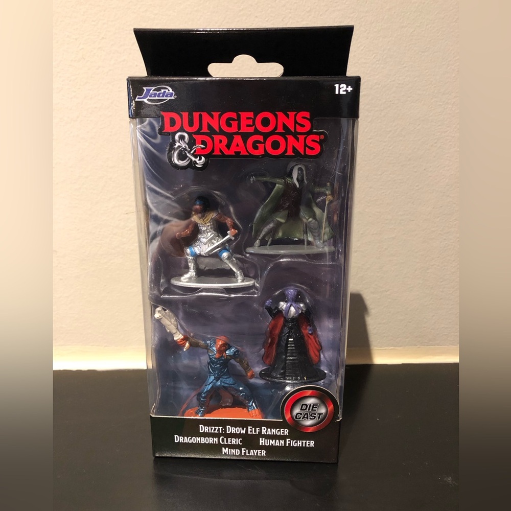 Jada Toys D&D Dungeons & Dragons Die-Cast Figurine Set